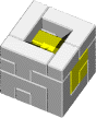 444 Interlocking Yellow Puzzle